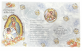 foldable 3 year old presentation catholic invitations in spanish Unisex (12ct) | Invitaciones plegables catolica de presentacion de 3 años en español | Unisex Docena