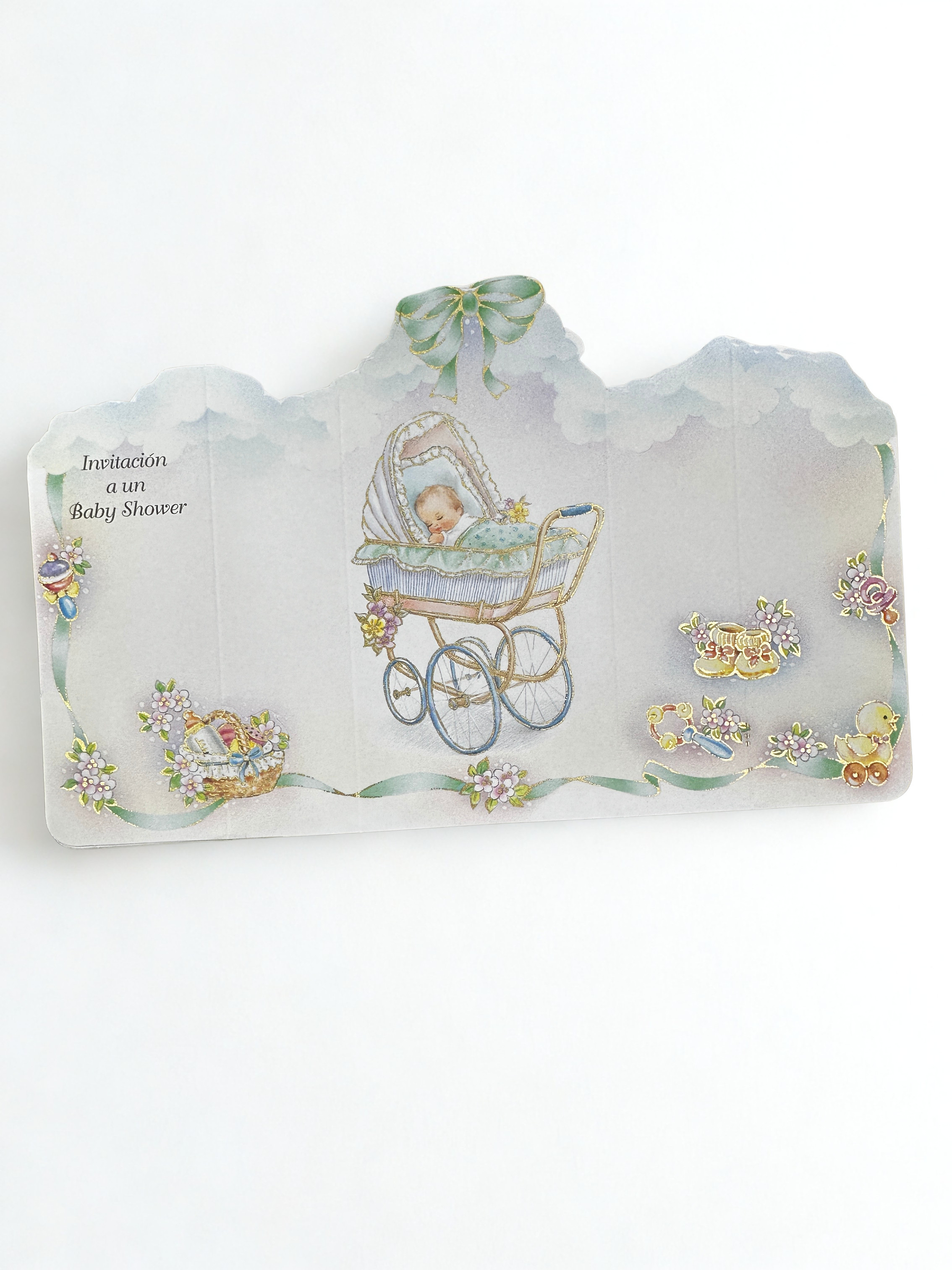 Baby shower invitation In spanish  (12ct) unisex |Invitaciones para baby shower (paquete de 12) unisex